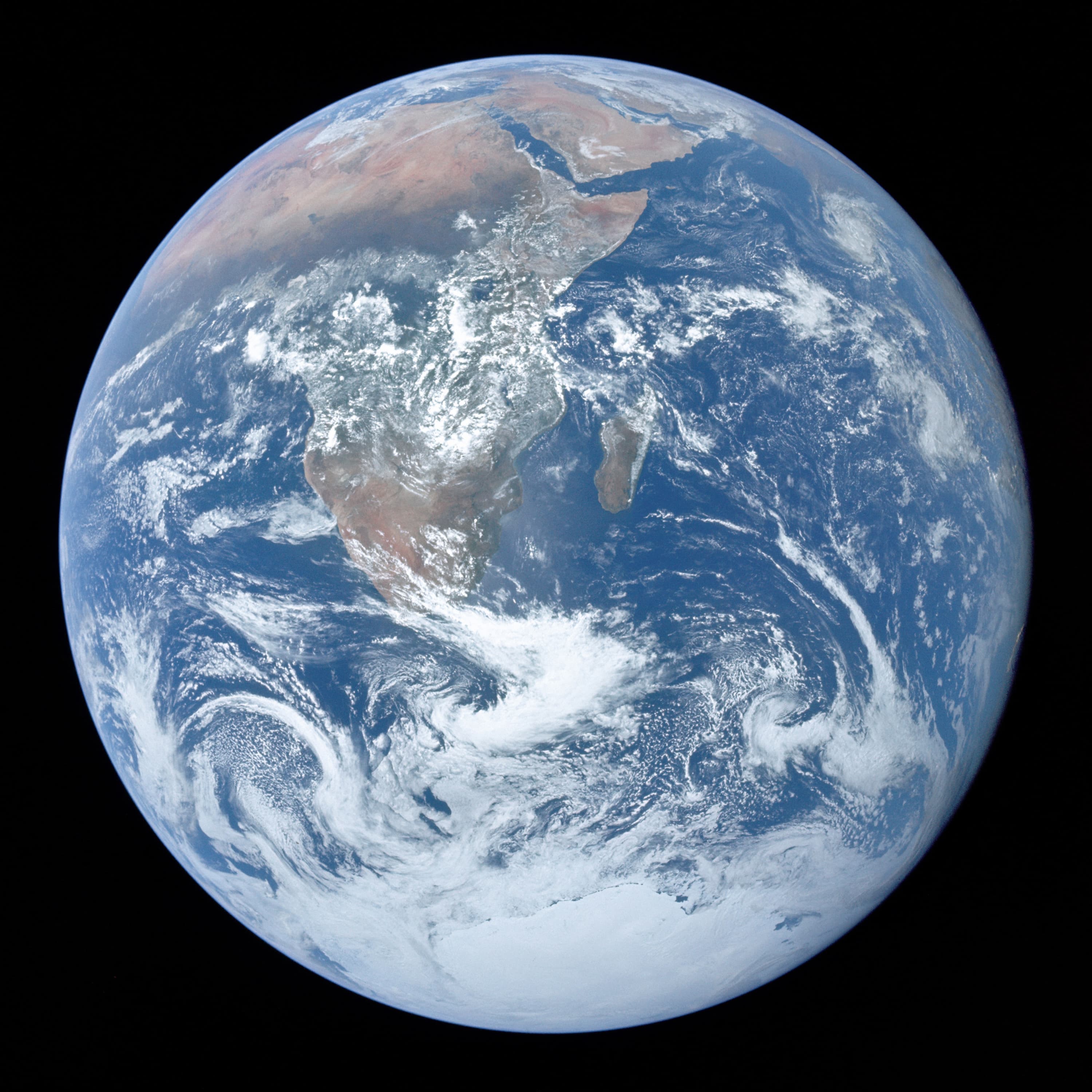 Planeta Terra visto do espaço